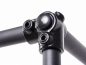 Preview: 3 Wegeverbinder Eckverbinder Verbinder für schwarzes 27 mm Rohr rund Wandregalsystem Garderobensystem Kleiderkammer Kleiderstangen für Art Nr W03BK