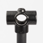 Preview: 4 Wegeverbinder Rückseite Verbinder Eckverbinder für schwarzes 27 mm Rohr Art Nr W21BK