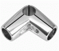 Preview: 4 Wegeverbinder Verbinder Eckverbinder für 25 mm Chrom Rohr rund Garderobe Kleiderständer Textilregal Kleiderstange begehbahrer Schrank Art Nr St.81.200