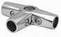 Preview: 5 Wegeverbinder Verbinder Eckverbinder für 25 mm Chrom Rohr rund Garderobe Kleiderständer Textilregal Kleiderstange begehbahrer Schrank Art Nr St.81.200