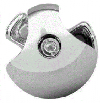 2 Wege Kugelverbinder Knotenverbinder Verbinder Knoten Design für Chrom Rohr rund Profi Kleiderständer Warenständer Garderobe Regal freistehend Art Nr St.04.200