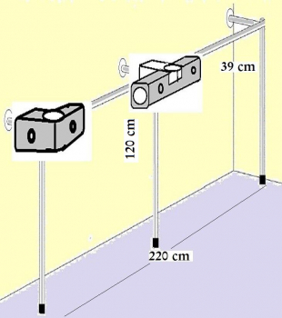 Garderobe Kleiderständer Kleiderstange Aufbau Zeichnung Art Nr St.81.200