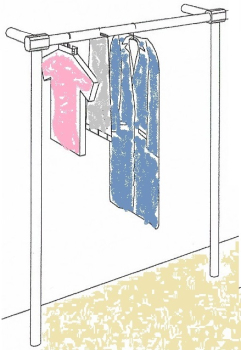 Garderobe, Kleiderstange St.81.100