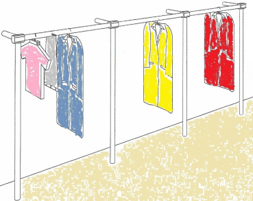 Garderobe, Kleiderstange St.81.300