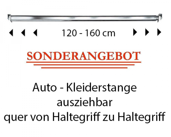 Auto-Kleiderstange 120 -165