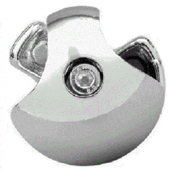 2 Wege Kugelverbinder Knotenverbinder Verbinder Knoten Design für Chrom Rohr rund Profi Kleiderständer Warenständer Garderobe Regal freistehend Art Nr St.04.200