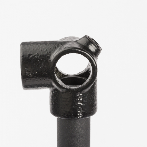 3 Wegeverbinder Rückseite Verbinder Eckverbinder für schwarzes 27 mm Rohr Art Nr W10BK